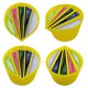 thumbnail image 4 of 4 Tazas Divididas de Silicona para Pinturas, Verter Pintura AcríLica, para Verter 2/3/4/5 Canales, Divisores, Herramientas de Resina Epoxi DIY, Amarillo, 4 of 5