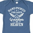 thumbnail image 4 of Inktastic Handpicked for Earth by My Grandpa in Heaven Angel Wings Boys or Girls Baby Bodysuit, 4 of 5