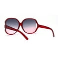 thumbnail image 2 of Womens Extra Oversized Round Designer Fashion Exposed Lens Butterfly Sunglasses Red Black Pink, 2 of 4