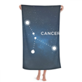 thumbnail image 1 of Cancer Constellation Zodiac Serviette de Bain Serviette de Toilette Douce en Coton, 1 of 4