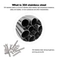 thumbnail image 4 of 5 Tornillos Hexagonales de Acero Inoxidable Din933 304 Abody M6x10, 4 of 7