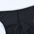 thumbnail image 3 of TANBOM Men's Low Rise Tagless Breathable Contour Pouch Thong Underwear, Black, 3-Pack, XXL, 3 of 6