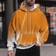 thumbnail image 1 of Sudadera con capucha para hombre, estilo casual, con cuello redondo, estampado, manga larga, blusa de poliéster, 1 of 5