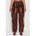 thumbnail image 3 of Women's Contrast Ruffle Trim Organza Pants, 3 of 4