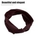 thumbnail image 5 of 1 Uds. Diademas, bandas para el sudor, diadema elástica que absorbe la humedad, para deportes de fitness, poliéster, algodón, marrón oscuro, 5 of 7