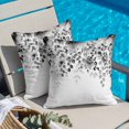 thumbnail image 2 of Throw Pillow Covers, Grey Tulip Eucalyptus Decorative Throw Pillow Covers 18x18 Inch, Spring Summer Botanical Floral Chic Square Linen Pillow Cases for Couch/Living Room/Sofa, 2 of 9