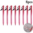 thumbnail image 1 of Bangcool Tent Stake Aluminum Alloy Portable Tent Peg Tent Accessories with String, 1 of 10