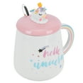 thumbnail image 1 of Taza de animales, taza de animales, cuchara, taza de agua, taza linda adaptada para la perfección, 1 of 8