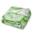 thumbnail image 2 of Wijzvio Food Cucumber Throw Blanket Soft Fuzzy Fleece Blanket For Couch Bed Living Room Decoration 40"X30", 2 of 9