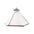 thumbnail image 3 of Latourreg Outdoor Large Double Layers White Waterproof Pyramid Camping Tipi Tent for 3-4 Person, 3 of 7