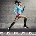 thumbnail image 5 of CHARMKING Compression Socks for Women & Men (8 Pairs) 15-20 mmHg Graduated Copper Support Socks are Best for Pregnant, Nurses - Boost Performance, Circulation, Knee High & Wide Calf (S/M, Multi 02), 5 of 5