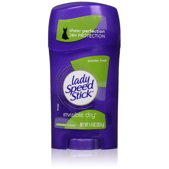 Lady Speed Stick Invisible Dry Deodorant Powder Fresh Pack Of 6.
