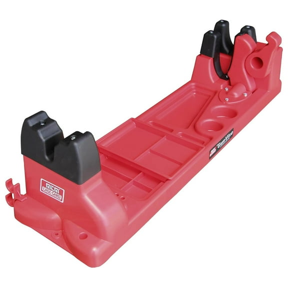 GV30 Gun Vise for Gunsmithing work and Cleaning Kit, Free Standing, 11 Compartments, USA Made, Red