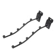 thumbnail image 3 of Milisten 2Pcs Black Flute Display Hanger Iron Groove Rack Easy to Install Musical Instrument Holder, 3 of 8