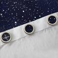 thumbnail image 4 of Manfei Teens Psychedelic Galaxy Curtains Pack of 2 (42x84 Each), Dreamy Bling Stars Print Curtains Blackout, Starry Sky Bedroom Curtains, Curtains and Drapes Bedroom Decor, 4 of 6