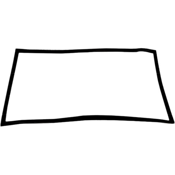 Whole Parts Refrigerator Door Seal Gasket (Black) Part# WP4-81048-007 - Replacement & Compatible with Some Whirlpool Refrigerators