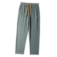 thumbnail image 2 of Pantalones De Chándal Para Hombre Pantalones De Pierna Recta Pantalones De Chándal De Moda Pantalones De Salón 4XL Verde Sunnimix Pantalones de chándal para hombre, 2 of 8