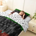 thumbnail image 3 of Erosebridal Miner Game Twin Comforter Sets for Kids Boys, Pixelated Theme Checkered Bedding Set, Gamepad Reversible, 1 Comforter and 1 Pillowcase, 3 of 6