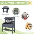 thumbnail image 5 of Outsunny 41" Raised Garden Bed with Wheels, Trellis & Storage Shelves, Gray, 5 of 9