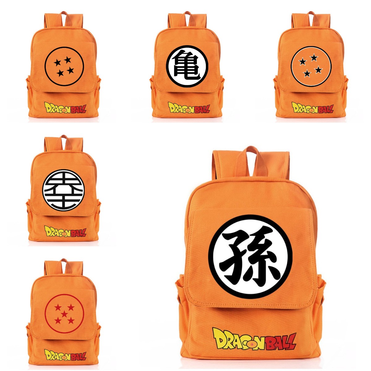Anime Dragon Ball Z Backpack School Canvas Teenagers Schoolbag Anime
