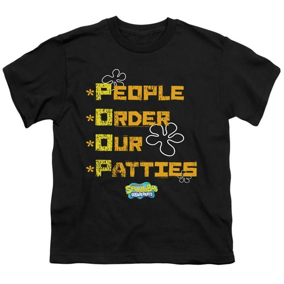 Spongebob People Order Our Patties Unisex Youth T Shirt
