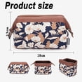 thumbnail image 2 of Bolsa de maquillaje, elegante y espaciosa bolsa de cosméticos para bolso, bolsa de viaje, bolsa de artículos de tocador resistente al agua, estilo 4, 2 of 6