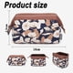 thumbnail image 2 of Bolsa de maquillaje, elegante y espaciosa bolsa de cosméticos para bolso, bolsa de viaje, bolsa de artículos de tocador resistente al agua, estilo 4, 2 of 6