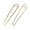 White, variant on 2 Pcs Hair Fork French Twist Hairstyles U-shaped Hair Clip Durable Shell Hair Stick Versatile Hair Accessory