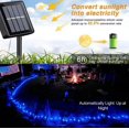 thumbnail image 4 of YEGUO 4 Pack Blue Solar Fairy Lights Outdoor Waterproof, Each 100 LED 33ft String Lights, 8 Modes Twinkle Lights, 4 of 4