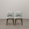 thumbnail image 2 of Tucson Mid Century Modern Dining Chairs in Light Gray Fabric ( Set Of 2), 2 of 5