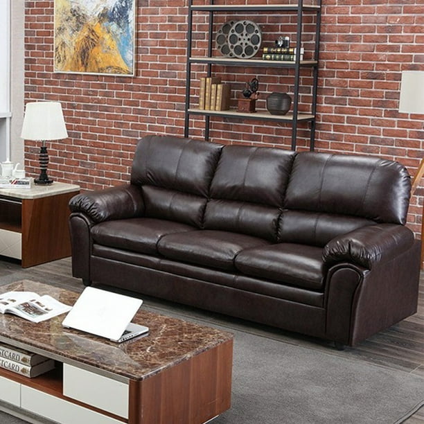 Sofa Sleeper Leather Couch, Firm Leather Sofa