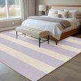 thumbnail image 6 of Purple Striped Area Rug 6x9 Washable Rug Non Slip Classic Minimalism Horizontal Stripes Large Area Rug Soft Stainresistant Indoor Floor Carpet for Living Room Bedroom Home Office Dining Room Nursery, 6 of 9