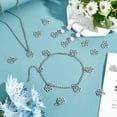thumbnail image 3 of WEBEEDY 304 Stainless Steel Pendants Flower Stainless Steel Color 13x12x1.1mm Hole: 3mm 20pcs/box, 3 of 7