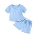 thumbnail image 1 of Odeerbi 0-2 Años Niños Niñas Conjuntos de Verano Camiseta de Manga Corta de Algodón Pantalones Cortos Conjunto de Dos Piezas, 1 of 9