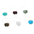 thumbnail image 4 of GlassOfVenice Murano Glass Heart Wine Glass Charms Set of 6, 4 of 4