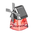 thumbnail image 3 of Lipstore Car Air Freshener House with Windmill Ornament Smooth Surfaces Solar Powered, 3 of 8