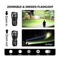 thumbnail image 2 of Flashlights High Lumens Rechargeable, 1000000LM LED Super Bright Flash Light, Zoomable Linternas with LCD Digital Display, 5 Mode, Waterproof, Powerful Tactical Flashlight for Emergencies Camping Gift, 2 of 8