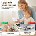 thumbnail image 4 of 2026 Upgrade Electric Nail Clipper - 2 in 1 Automatic Nail Trimmer for Seniors and Adults with Adjustable Speeds, 4 of 7