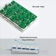 thumbnail image 5 of 2X 21 Teclas Teclado Numérico Numérico Mecánico Retroiluminado Blanco Teclado Numérico con Interruptores Cherry Azul para PC de Escritorio Portátil, 5 of 5