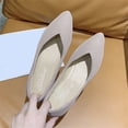 thumbnail image 2 of TOWED22 Chaussures Plates pour Femmes, Ballerines pour Femmes à Strass pour Mariage, Chaussures Ballerines Pliables Scintillantes Confort à Enfiler, Rose, 2 of 5