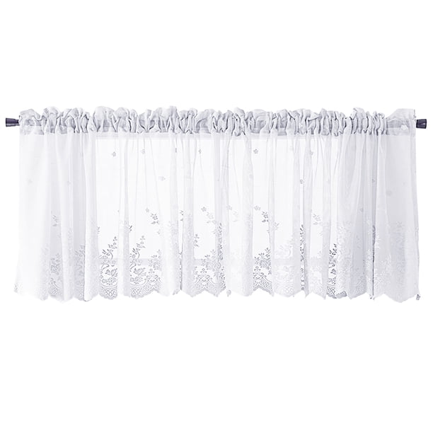 Rideau De Fenêtre Semi-transparent 'Raffgardine' 100x160 Cm - Prêt à Poser, Avec Boucles - Style Moderne