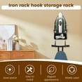thumbnail image 3 of Iron Board Hanger Wall Mounted Ironing Board Organizer Space Saving Iron Board Holder Easy to Install Iron Board Rack Heat Resistant Electric Iron Holder for Home Bathroom, 3 of 10