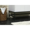 thumbnail image 5 of Elegant Decor Eugene 42" Aluminum MDF Single Bathroom Vanity in White, 5 of 8