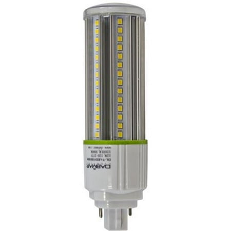 - Dabmar Lighting DL-T-LED-100-50K Cornlight 2 Pin G24 Base 12W 100 LEDs 120-277V 50K Lamp, White
