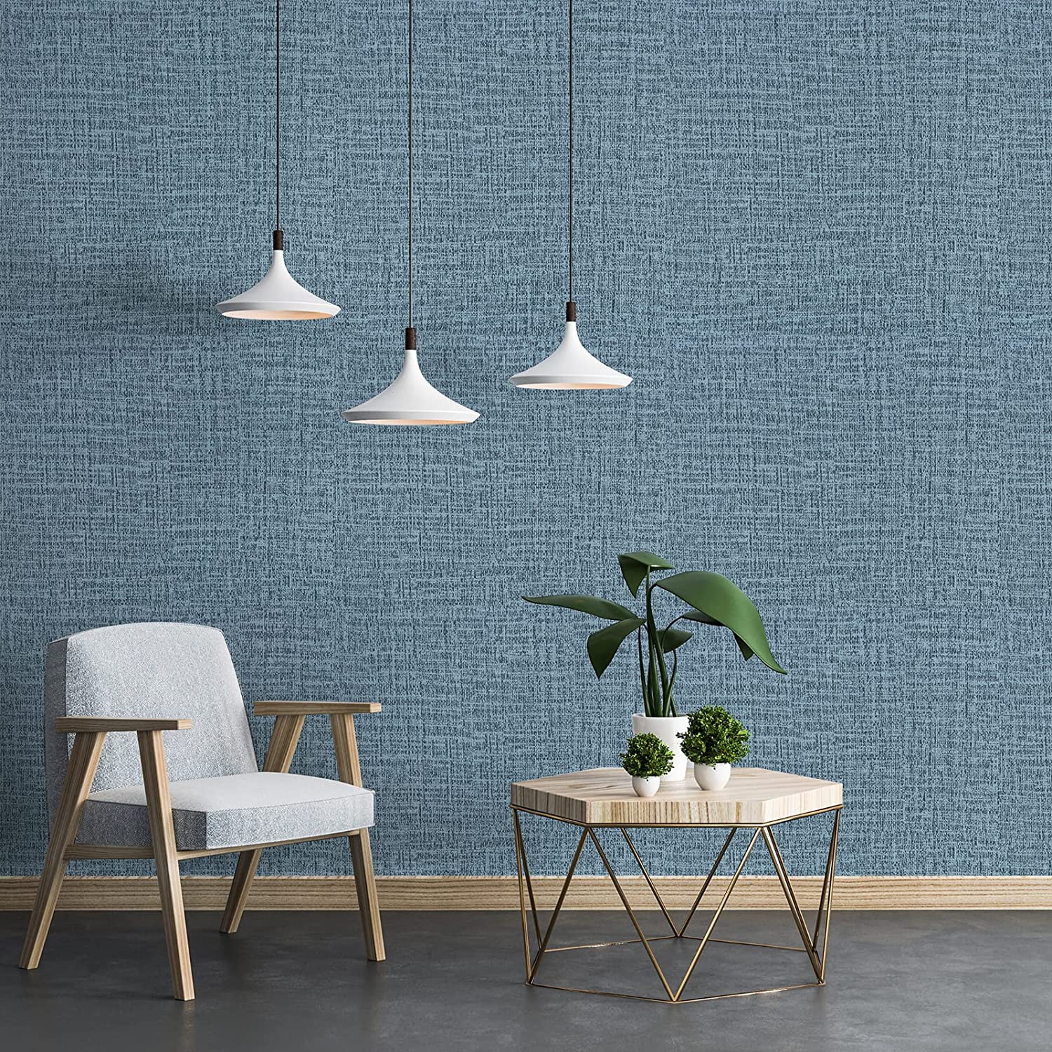 Grasscloth peel and stick wallpaper furniture makeover  Cuckoo4Design