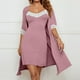 thumbnail image 1 of Batas de moda para mujer, vestido de manga larga con cuello, pijamas para mujer, 1 of 9