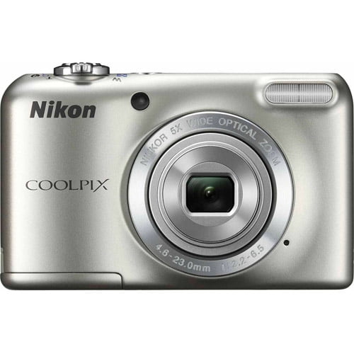 Nikon COOLPIX L27 16.1-Megapixel Digital Camera Silver - Walmart.com