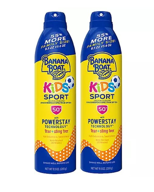 Banana Boat Kids Sport UltraMist SPF 50 (9.5 oz., 2 pk.)