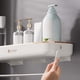 thumbnail image 5 of Estante de baño sin perforaciones, toallero, estante de baño montado en la pared, estante de almacenamiento, estante de lavado, estantes de baño, 5 of 6