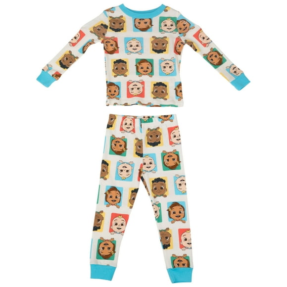 Cocomelon Ensemble de Pyjama pour Tout-Petit 2 Pcs Manches Longues - Tout-Petit 2T